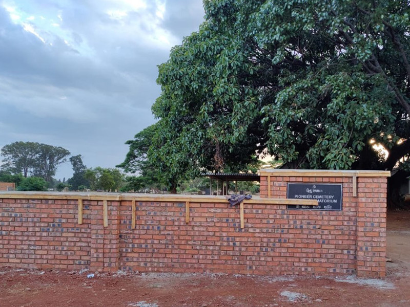 PIONEER CREMATORIUM BOUNDARY WALL - Hindu Society Harare